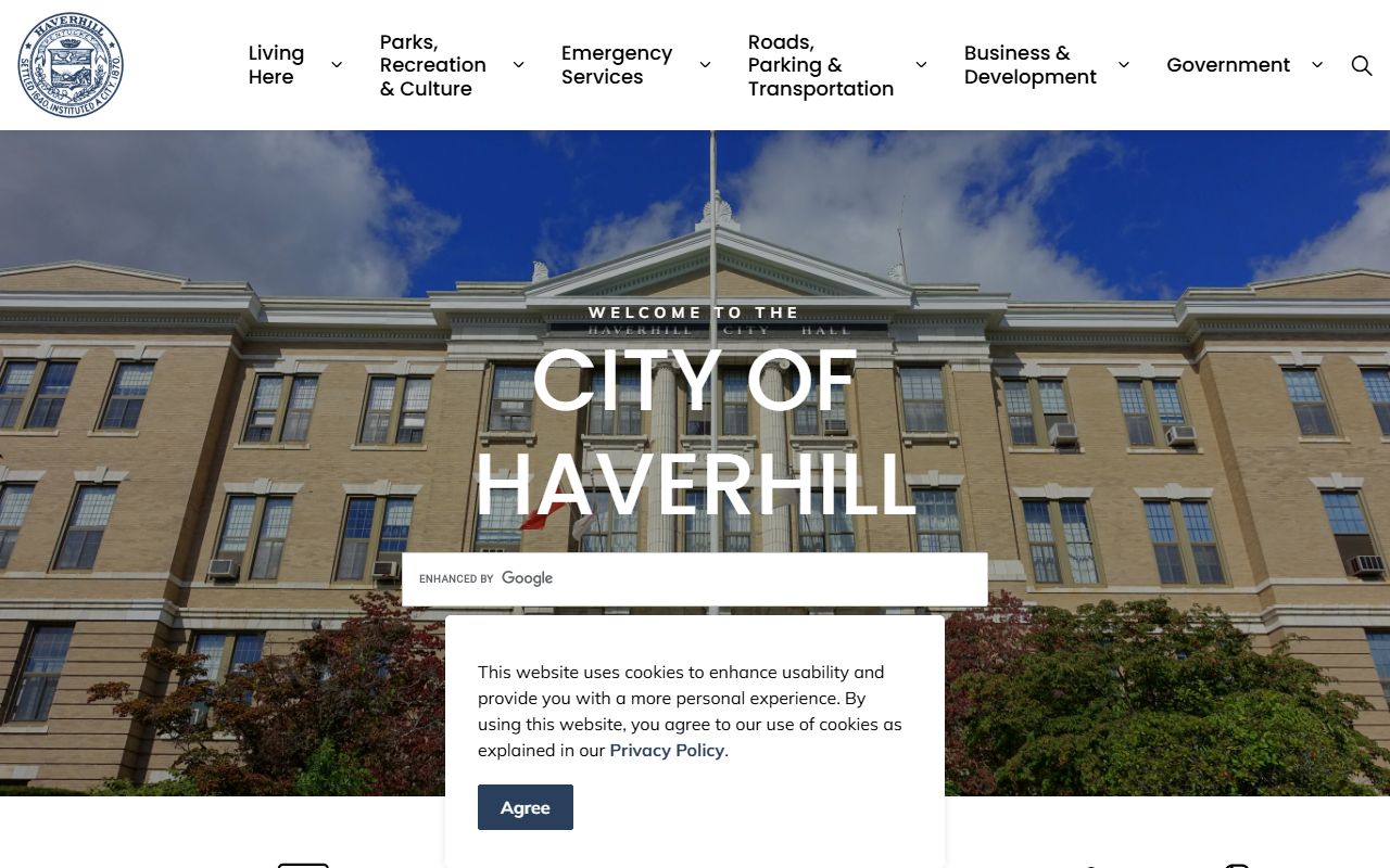 Haverhill inmate population police department website