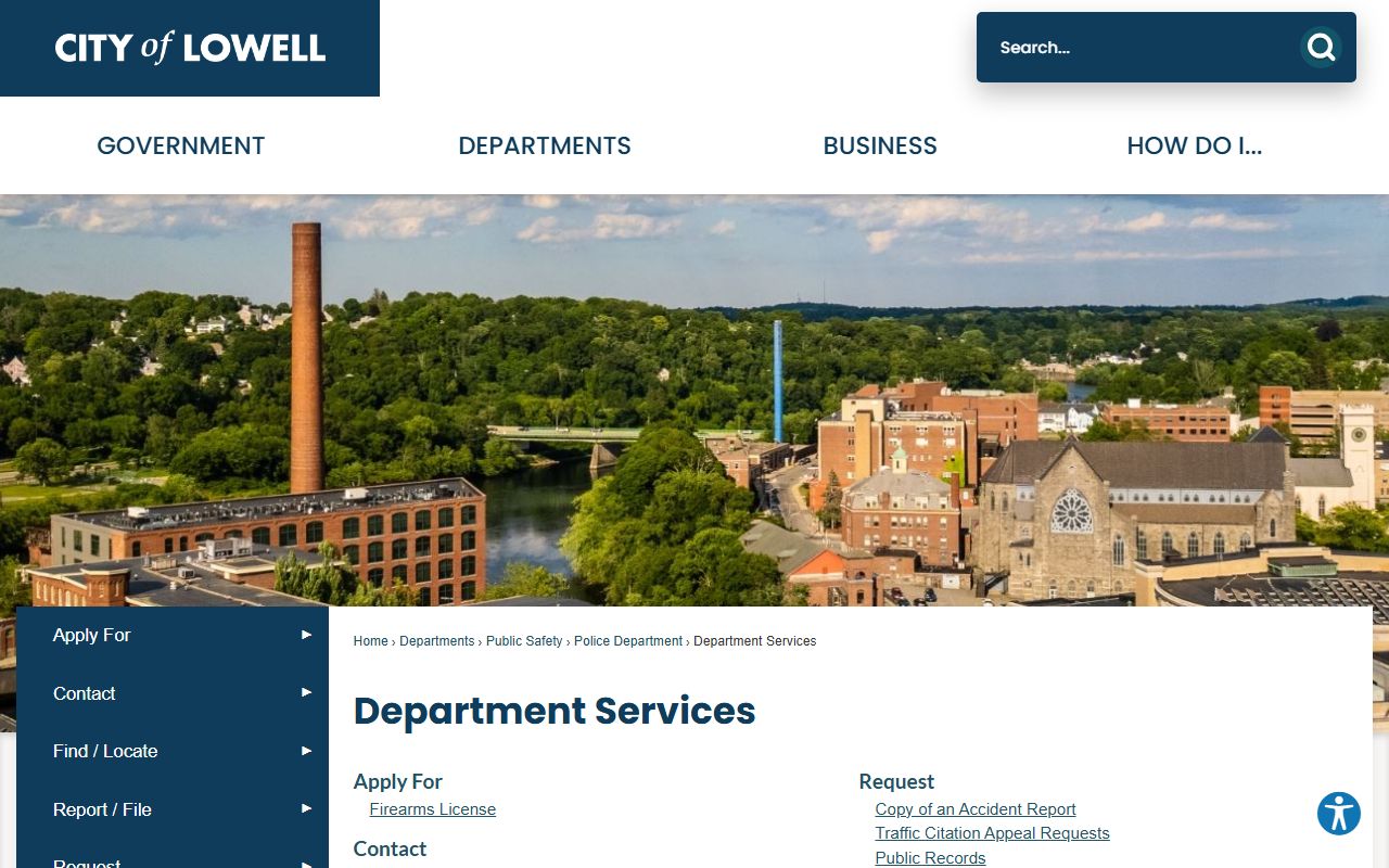 Lowell inmate population police department page